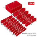 16Pc Inch / 9Pc Metric Setup Blocks Height Gauge Set, Precision Aluminum Setup Bars for Router and Table Saws Woodworking Set Up