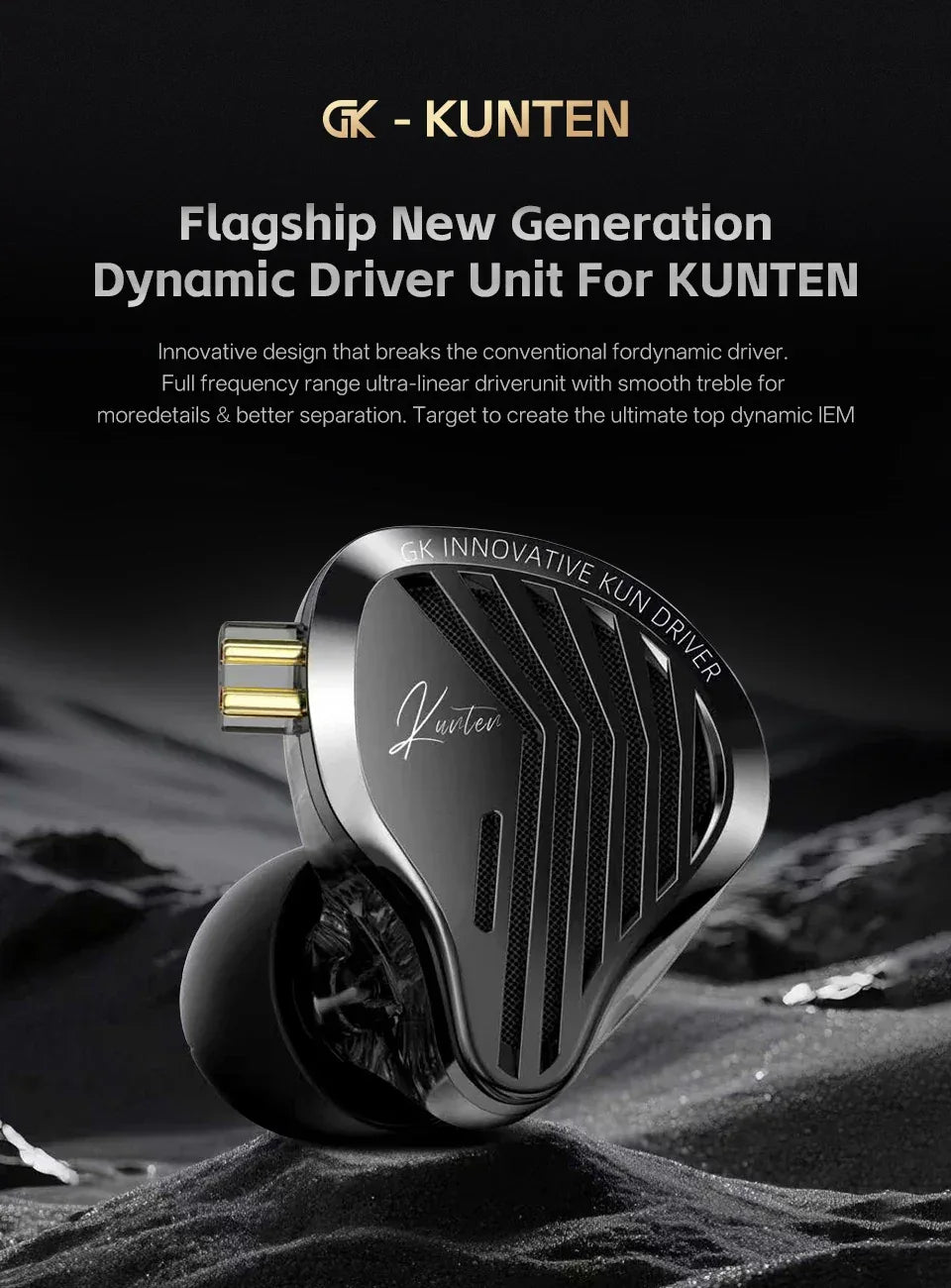 HiFi Wired Earbuds With Heavy Bass & Detachable 2-Pin Cable | Tidesmit Tidesmit