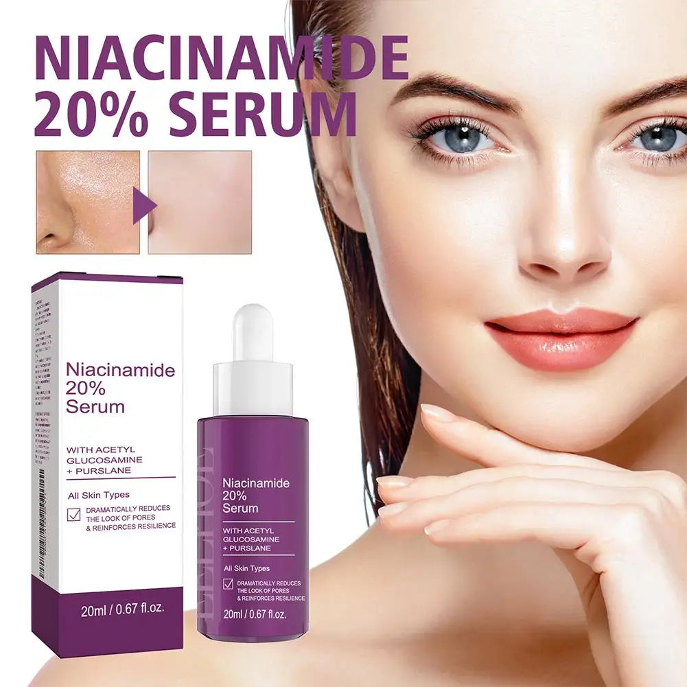 Niacinamide Serum 20% High Concentration Formula Serum Brightens Lightens Spots Niacinamide Care Serum Lifts Nasal Lines