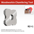AOCKE Woodworking Edge Trimming Knife Tungsten Steel Blades - Manual Wood Edge Banding Trimmer Tool for Carpenter