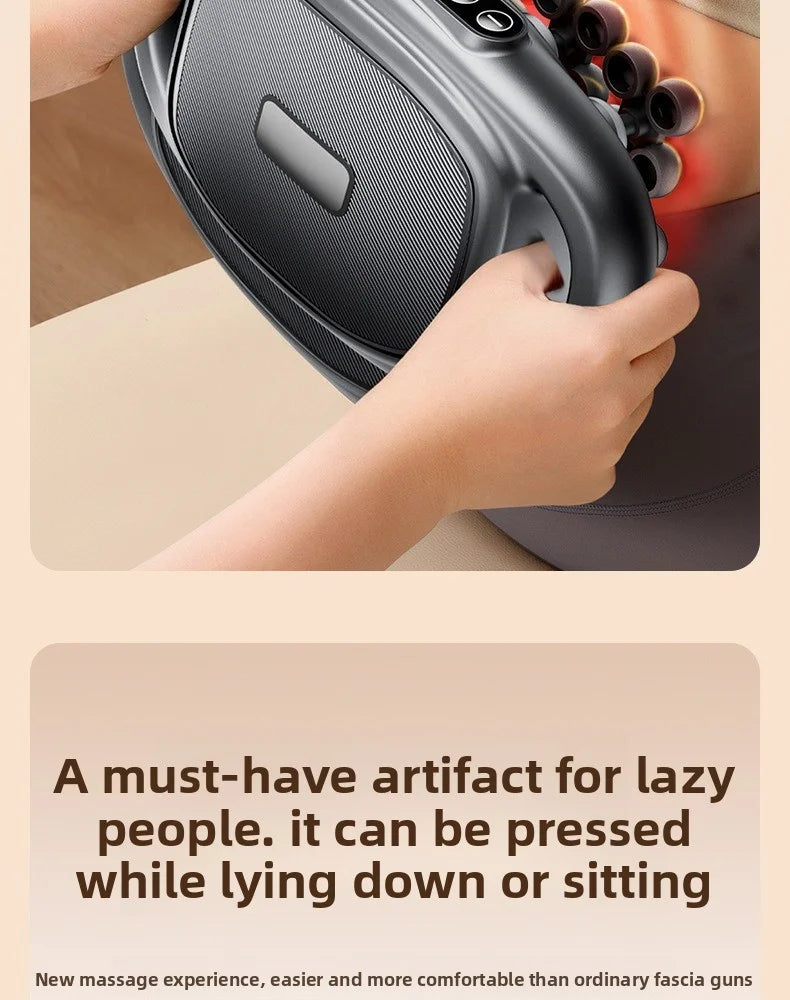 Fascia Gun Deep Tissue Muscle Massager - 32 Intensity Levels (Grey) Fascia Gun Tidesmit
