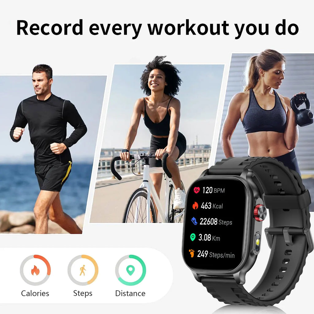 2026men's andwomen'ssmartwatches,2.01-inch high-definitiontouchscreen,1400mAhultra long battery life,men'sandwomen'sholidaygifts