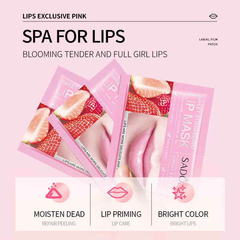Moisturizing Lip Mask - Nourishing Collagen Gel Patches (10pcs) Lip Care Tidesmit