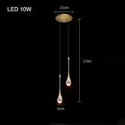 Bubble Crystal Pendant Ring Light for Modern Dining Rooms | Tidesmit A style-2head Tidesmit