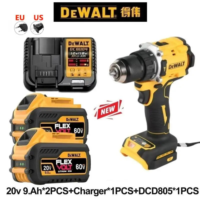 DeWALT 100% Original Battery 20V/60V 9000mAh MAX FlexVolt for DCB200 DCB205 DCB206 DCB209  Power Tool Battery Air Transpor~