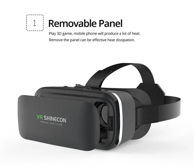 VR Headset for Smartphone – Immersive 3D Virtual Reality Smart Glasses Tidesmit