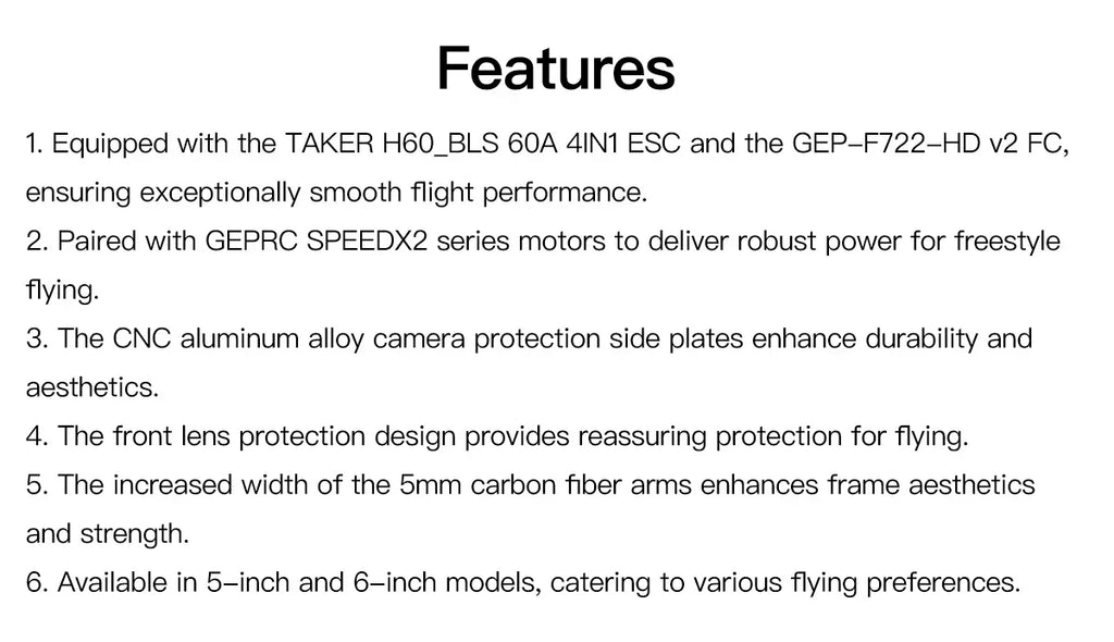 Vapor-X5 O3 HD FPV Drone - 6S ELRS GPS Freestyle Quad Tidesmit