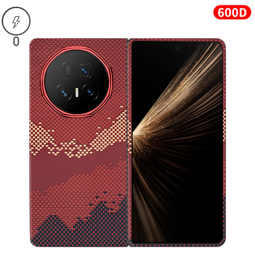 Honor Magic V5 Aramid Fiber Case - Slim Military-Grade Protective Cover Rainbow China Mainland Honor magic v5 Tidesmit