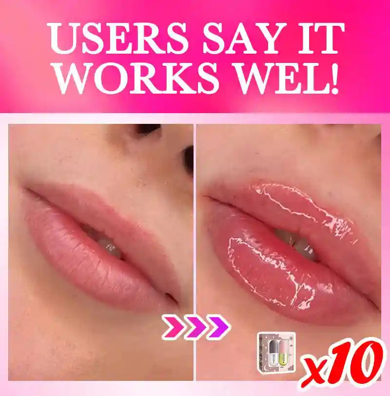 Lip Plumper Serum | Natural Moisturizing Lip Treatment | Tidesmit Lip Care Tidesmit