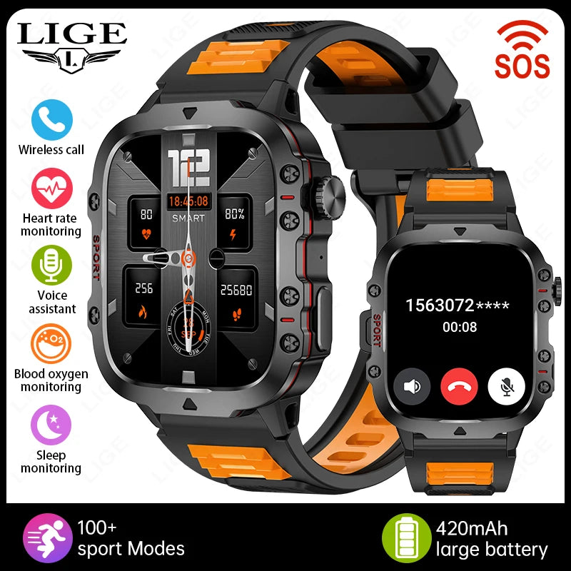 New Smart Watch For Men Women Bluetooth Call Heart Rate Sleep Monitoring 3ATM Waterproof Sport Smartwatch For Android IOS 2026