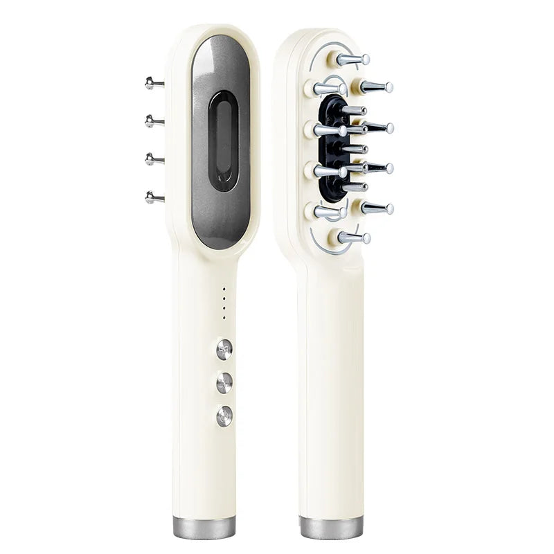Red Light Therapy Hair Growth Comb - Professional Scalp Massager Relaxation Treatment White Tidesmit