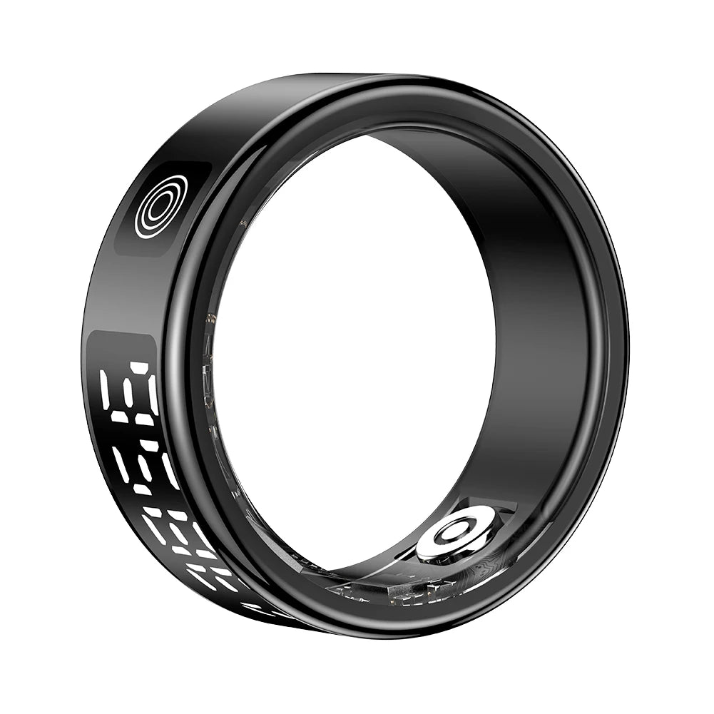 Smart Health Ring Fitness Tracker | Heart Rate & Blood Oxygen Monitor black China Mainland Tidesmit