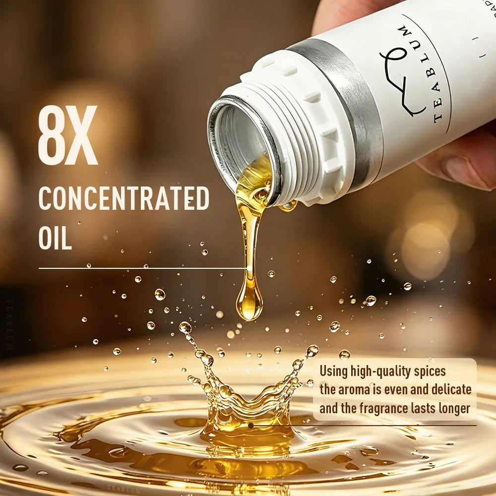 TEABLUM 500ML Aromatic Hotel Essential Oil Hotels Home Air Freshener Pure Plant Essential Oil Alcohol Free for Electric Diffuser