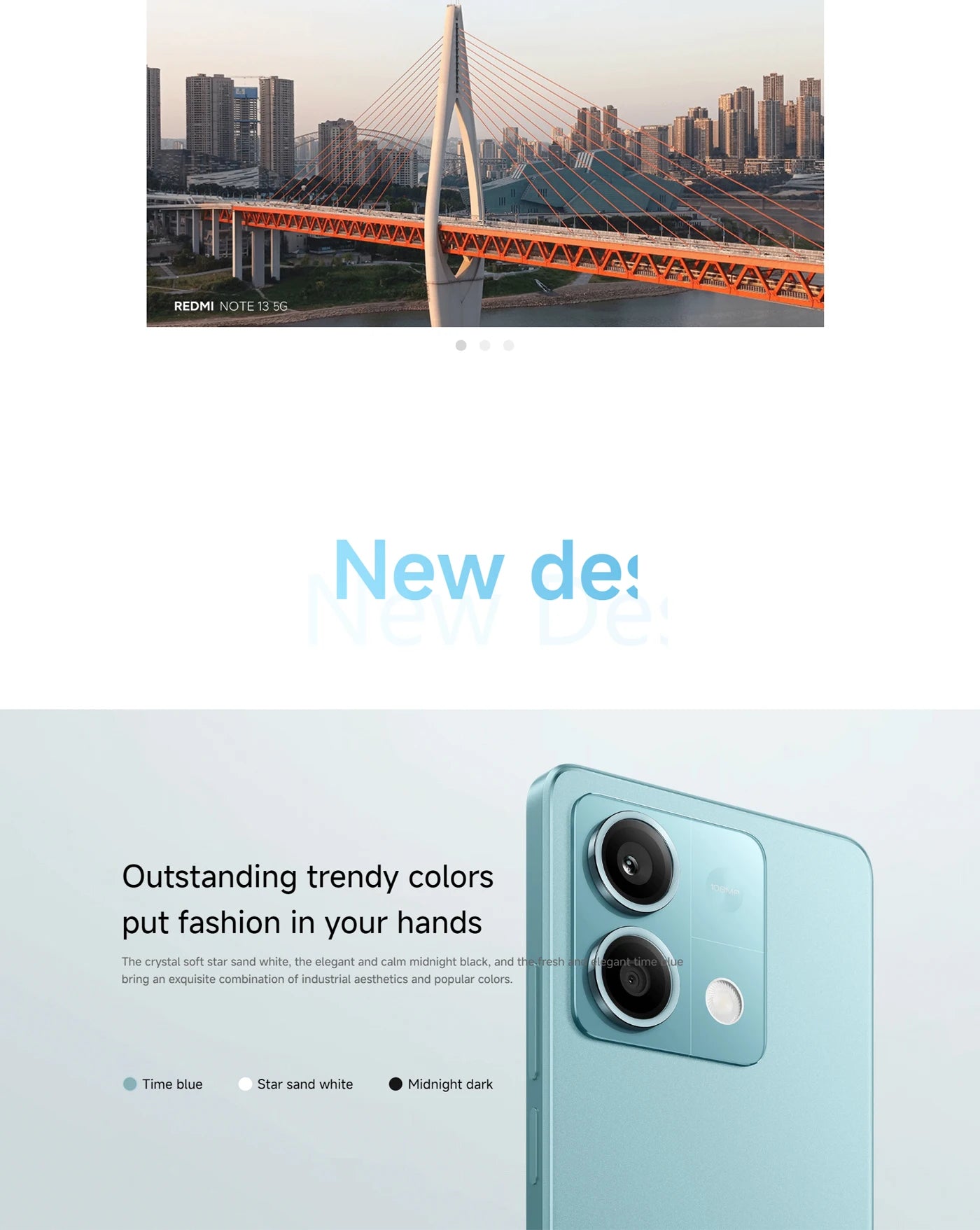 Redmi Note 13 5G Android 6GB ROM 128GB 120Hz 64MP 6.67in 2400x1080px 5000mAh 33W used phone