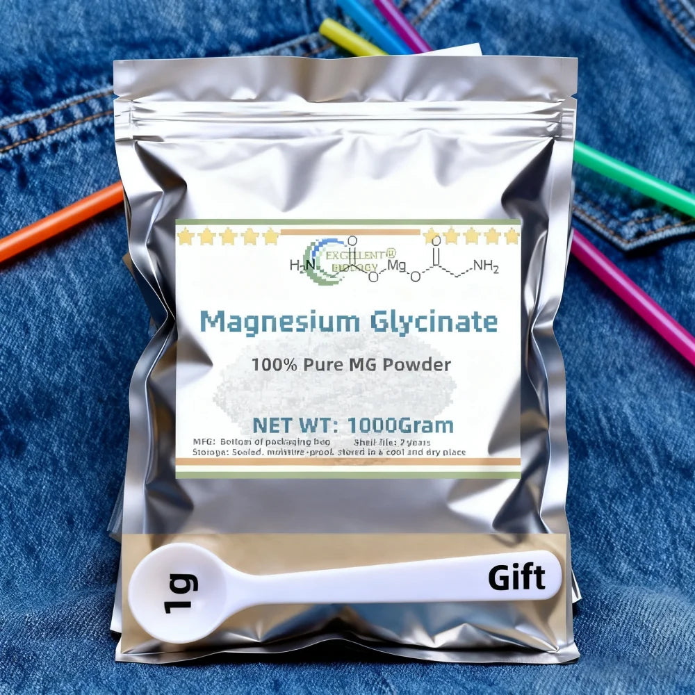 Global AliExpress Official Designated Direct Sales 99% Magnesium Glycine Customized Packaging Lowest Price Fast Delivery