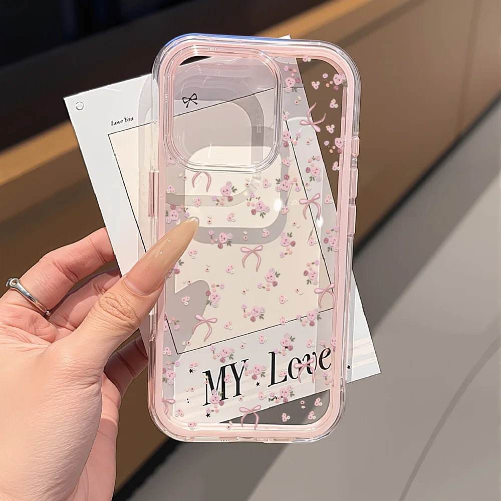 Pink Phone Case for iPhone 17 Pro Max - Shock-Absorbing Slim Cover Pink NG95 Tidesmit