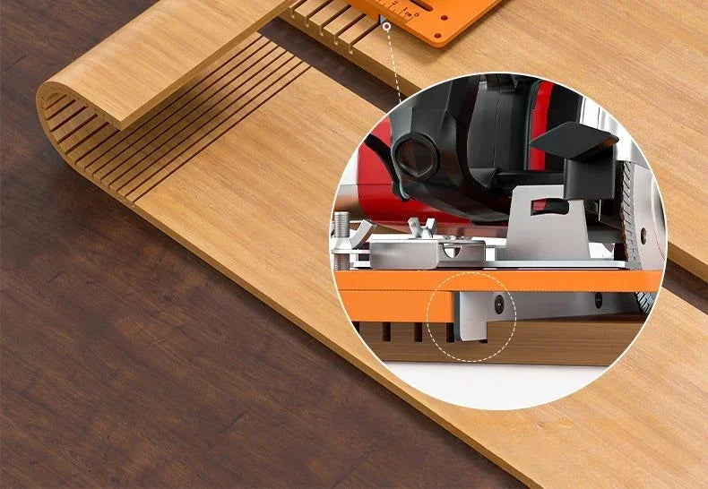 Woodworking Cutting Machine Base Adjustable Durable Precision Durable Can Be Chamfered At 45° Angle Electric Saw Base Plate Tool