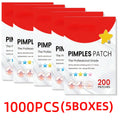 Tidesmit invisible ultra-thin acne patch for covering facial flaws and treating blemishes, 200-1000 count pack.