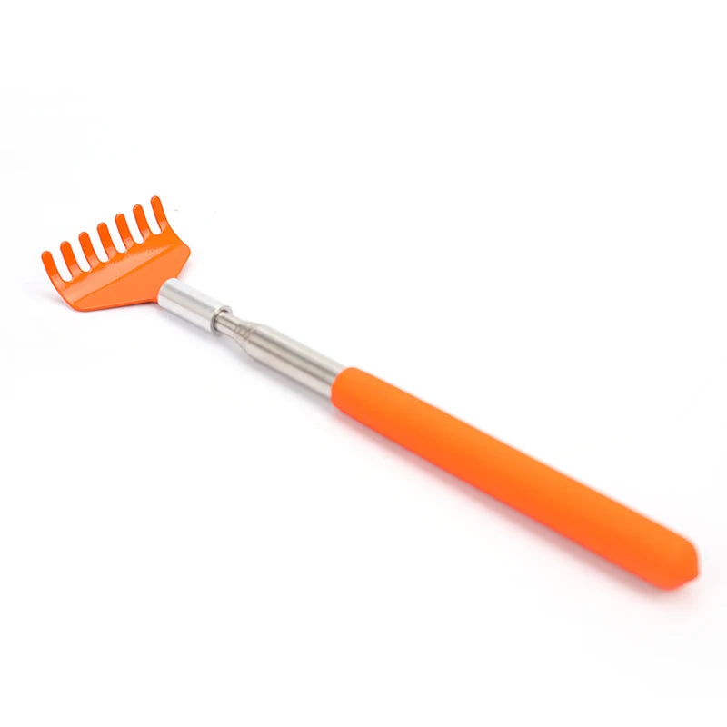 Telescopic Back Scratcher | Stainless Steel Claw | Tidesmit Back Massage Instrument Orange Tidesmit