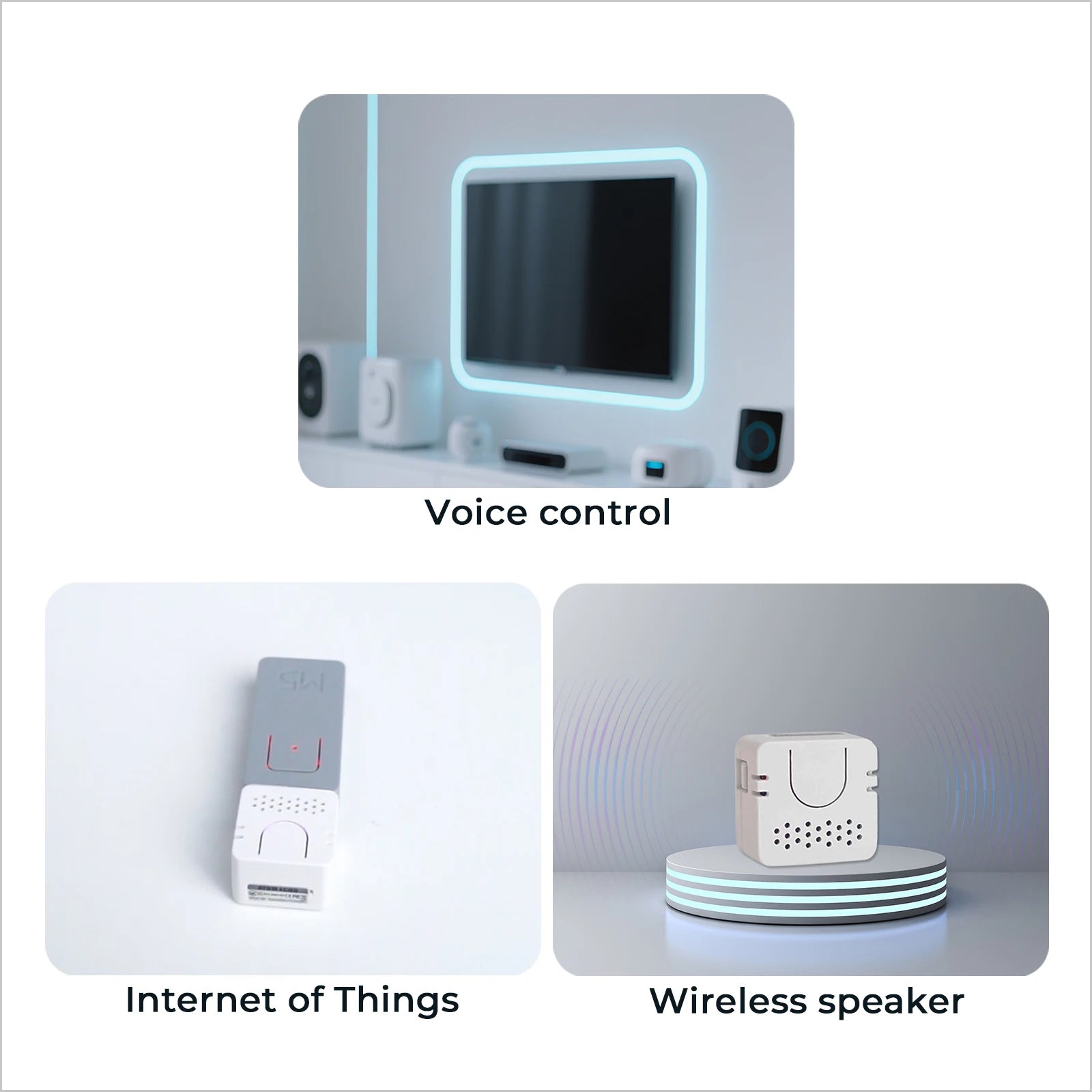 M5Stack Official ATOM Voice ESP32 Smart Speaker Development Kit