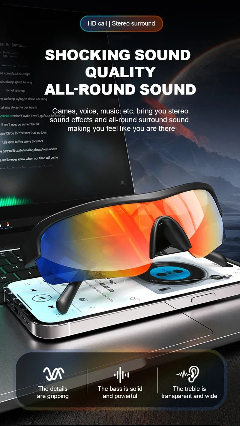 Bluetooth Smart Glasses with Spatial Audio & UV Protection | Tidesmit Tidesmit