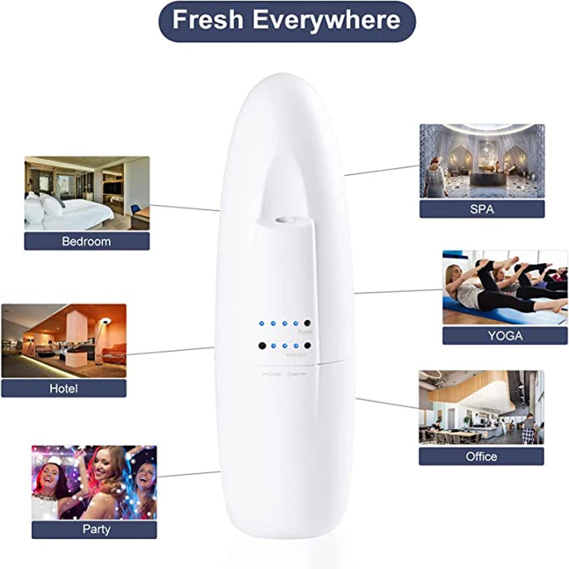 Wall-Mounted Aroma Diffuser Waterless Electric Fragrance Machine Bluetooth Control Essential Oil Home Scent Diffuser Machine