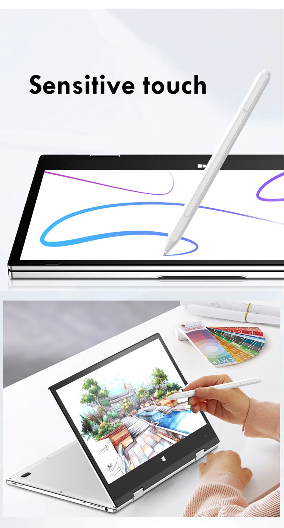 11.6 inch  2 in 1 Touch Screen Notebook Intel Core i7-8500Y Windows 11 Pro Tablet PC Computers 8GB RAM 512GB SSD Study Laptop