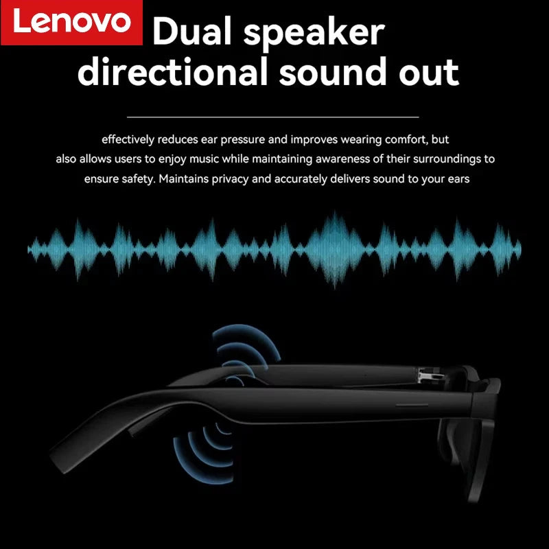 AI Smart Glasses with 4K Camera & Bluetooth Audio - Black by Tidesmit Tidesmit