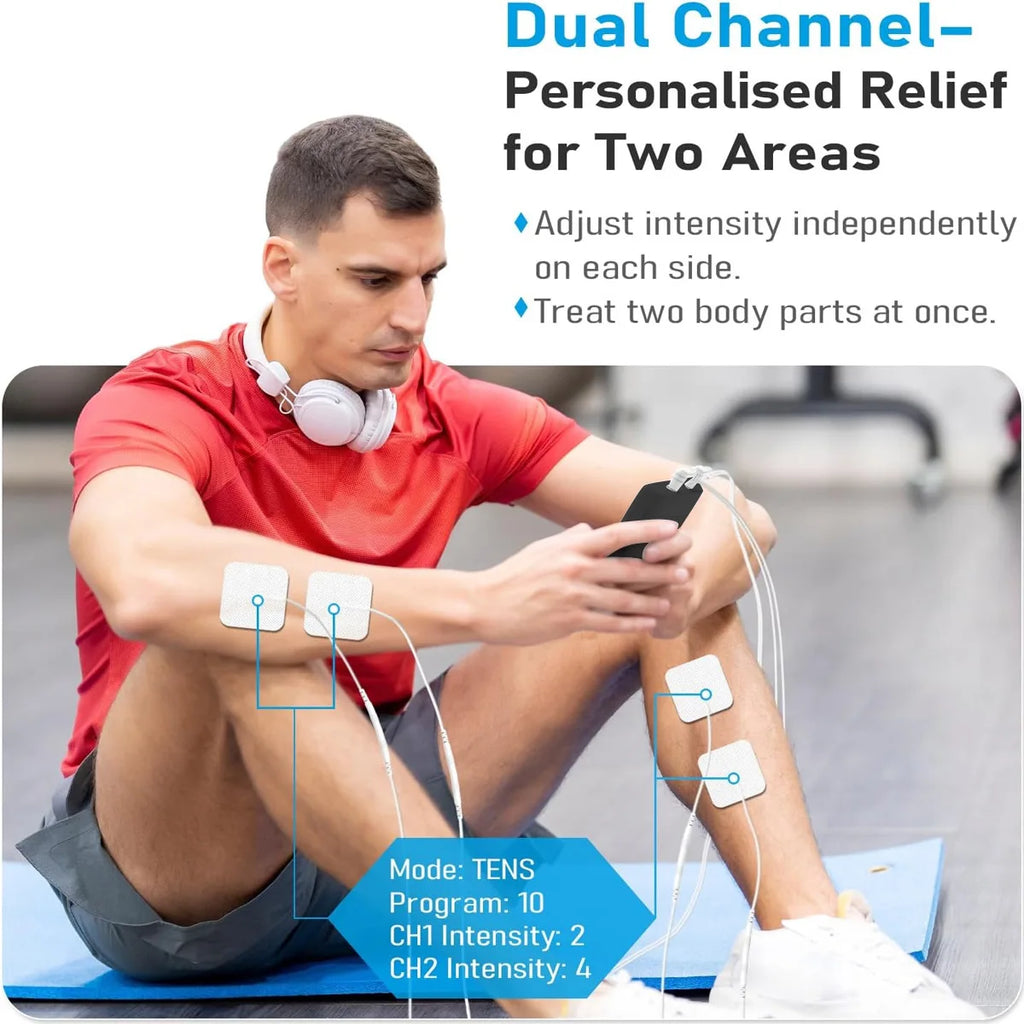 Electric Back Massager - Portable Muscle Relief & Deep Tissue Device Back Massage Instrument Tidesmit