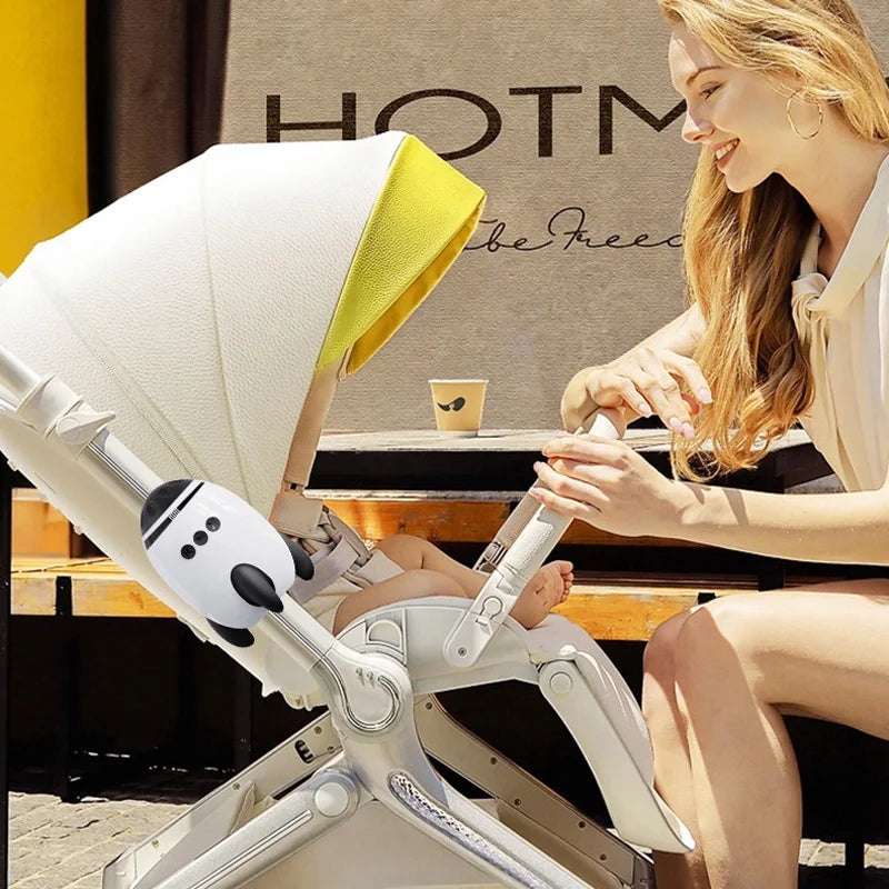 Portable Baby Cart Calming Device Multi-functional Wireless Bluetooth Sleep Aid Vibrating with Soothing Music White Noise Sounds