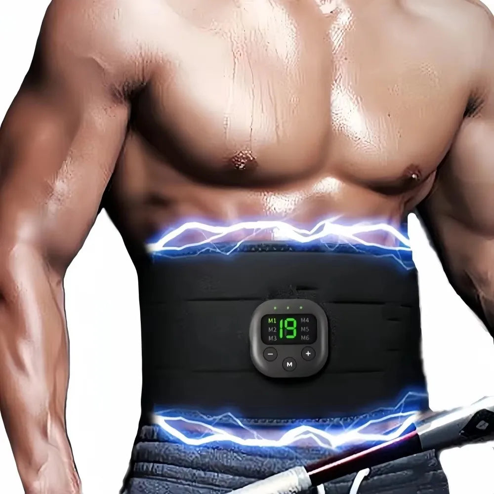 EMS Abdominal Muscle Stimulator - Rechargeable Deep Tissue Massage Band Body Shaping Massage Equipment Tidesmit