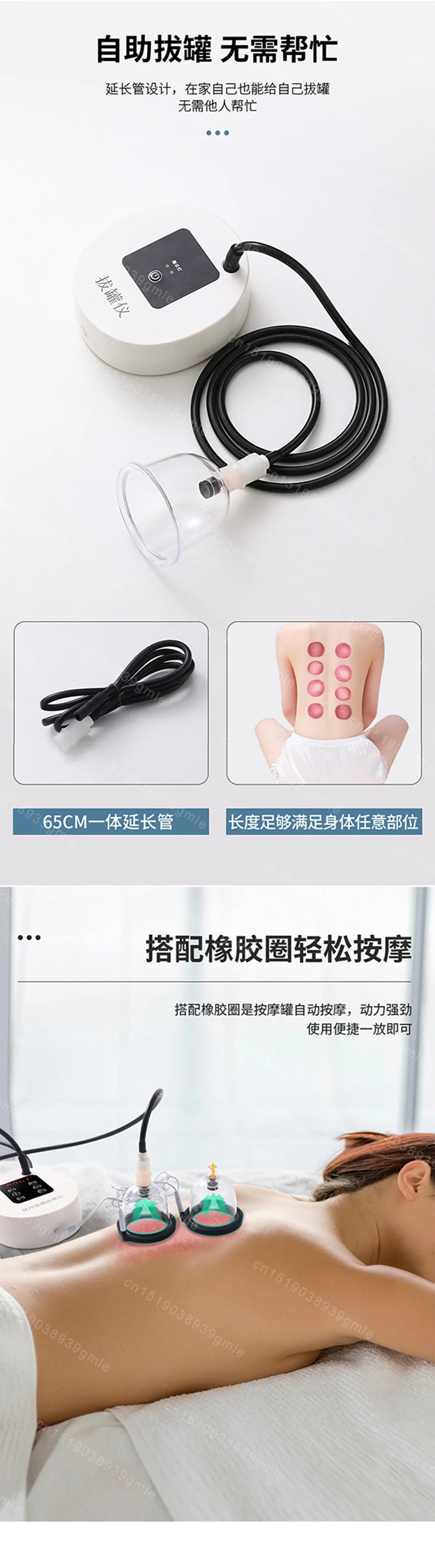Vacuum Cupping Therapy Set - 12-Piece Professional Recovery Tool Relaxation Treatment Tidesmit