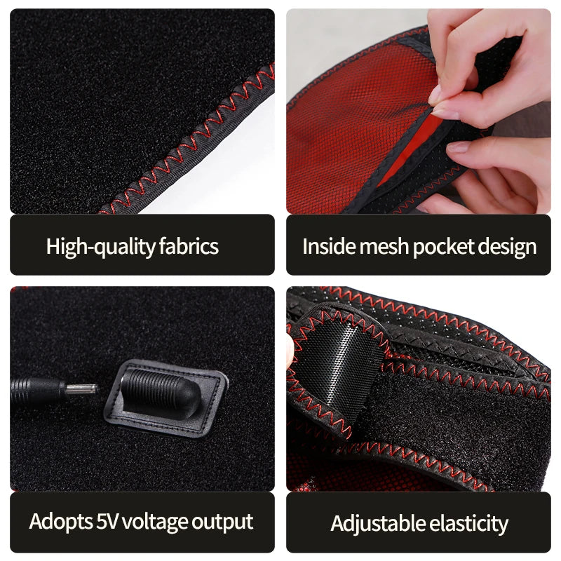 Electric Neck Massager with Heat and Vibration - Tidesmit Recovery Tool Fascia Gun Tidesmit