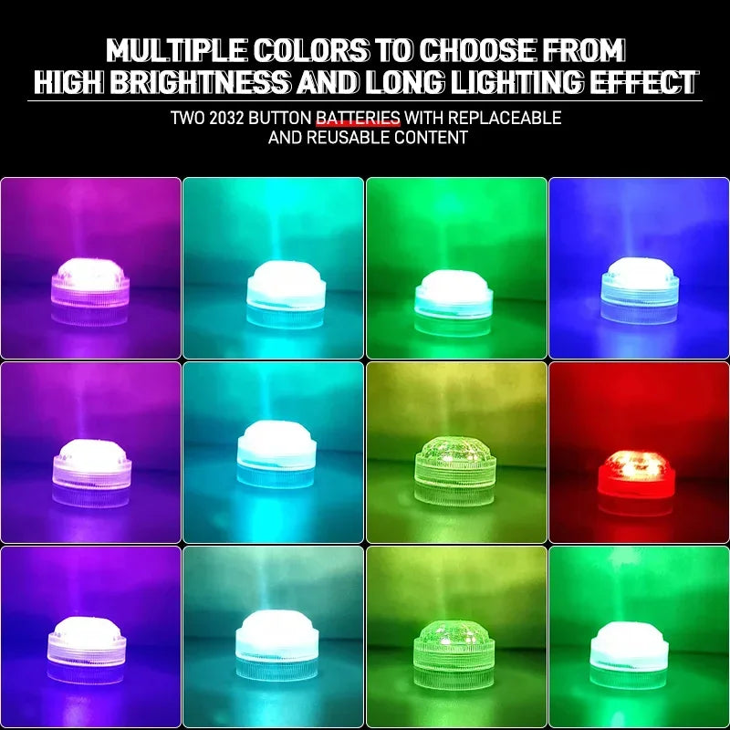 Wireless LED Car Interior Lights - Multi-Color Adhesive Set Tidesmit
