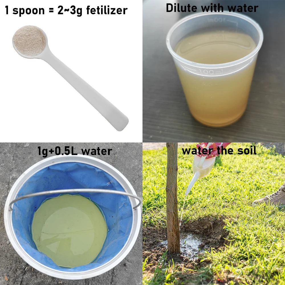 30g EM Bacteria Powder DIY Effective Microorganisms Organic Fertilizer Dispose Of Food Waste & Crops