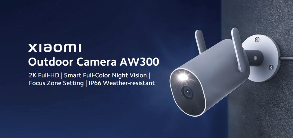 Xiaomi Outdoor Camera AW300 IP66 2K IP66 Full Color Night Vision Home Camera Video Surveillance IP Cam Detection Security Camera