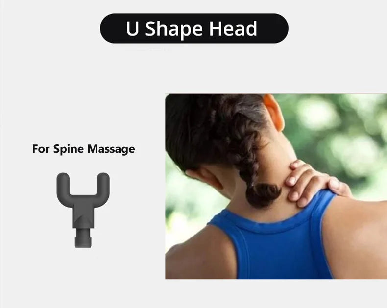 Deep Tissue Massage Gun for Muscle Recovery, 6 Heads - Tidesmit Body Shaping Massage Equipment Tidesmit