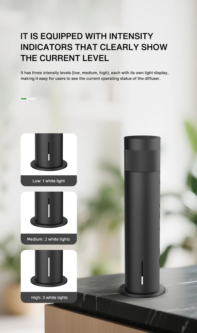 NAMASTE 200m³ Smart Electric Smell Distributor Fragrance Diffuser Waterless Scent Diffuser Essential Oil Diffuser Large Room
