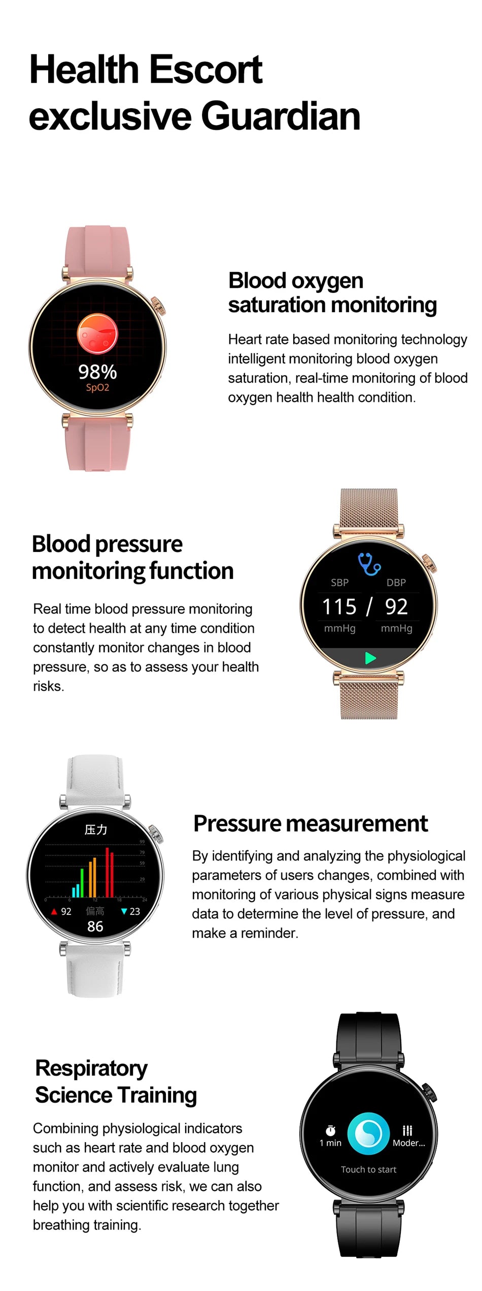 2026 New For Original Watch Mini Women Smartwatch GPS motion trail NFC 466*466 HD Full screen touch Ladies Smartwatch