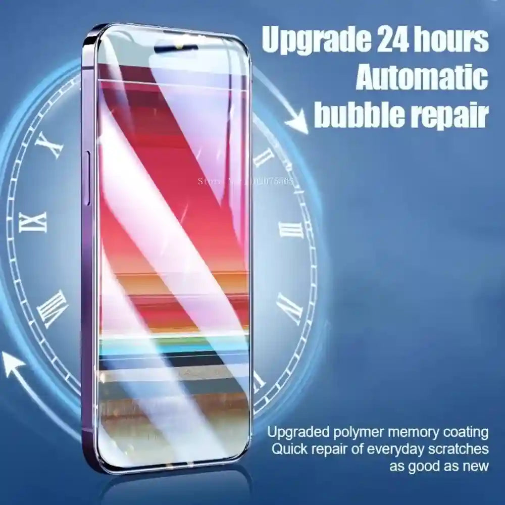 iPhone Screen Protector Hydrogel Film - 2 Pack Case-Friendly AE Tidesmit