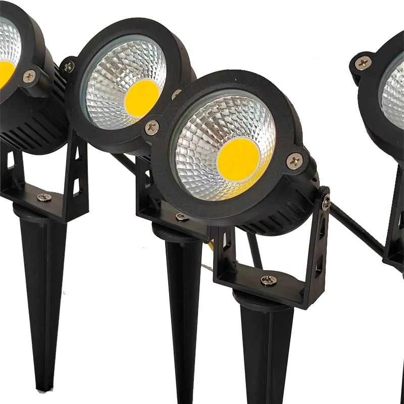 LED Garden Lights Outdoor Waterprof Lawn Lamp 220V110V12V 5W10W15W20W Landscape Spike Bulb IP65 Led Light Garden Path Spotlights