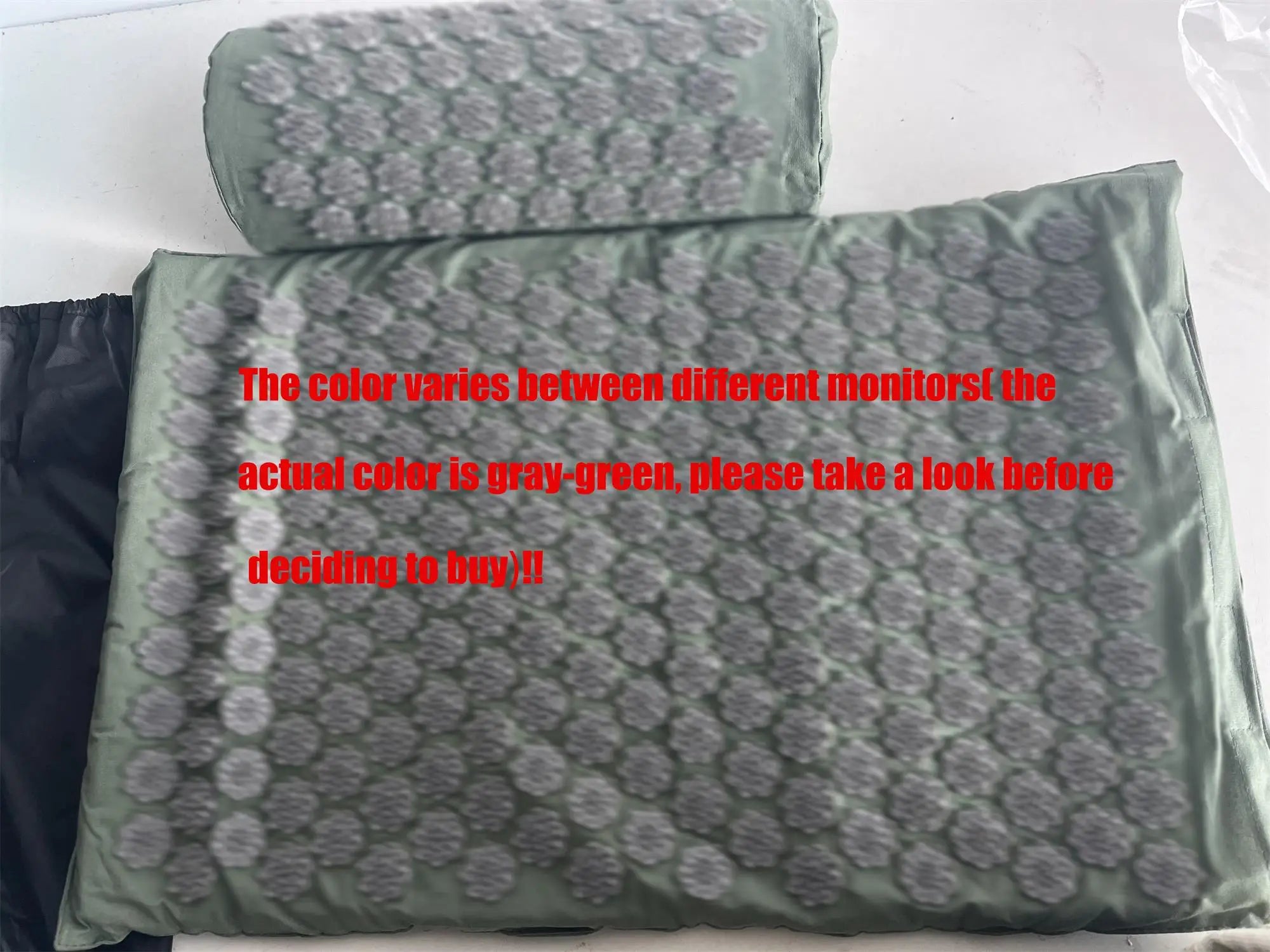 Acupressure Mat and Pillow Set for Muscle Relief - Tidesmit Back Massage Instrument Tidesmit
