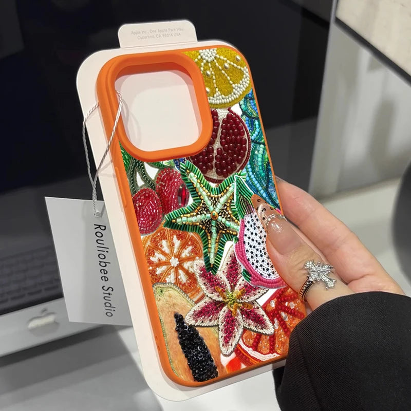 Retro Fruit Phone Case for iPhone - Slim Shock-Absorbing Cover Tidesmit