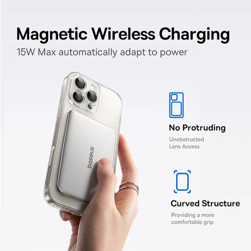 Magnetic Portable Charger 10000mAh - PD Fast Charging Power Bank Tidesmit