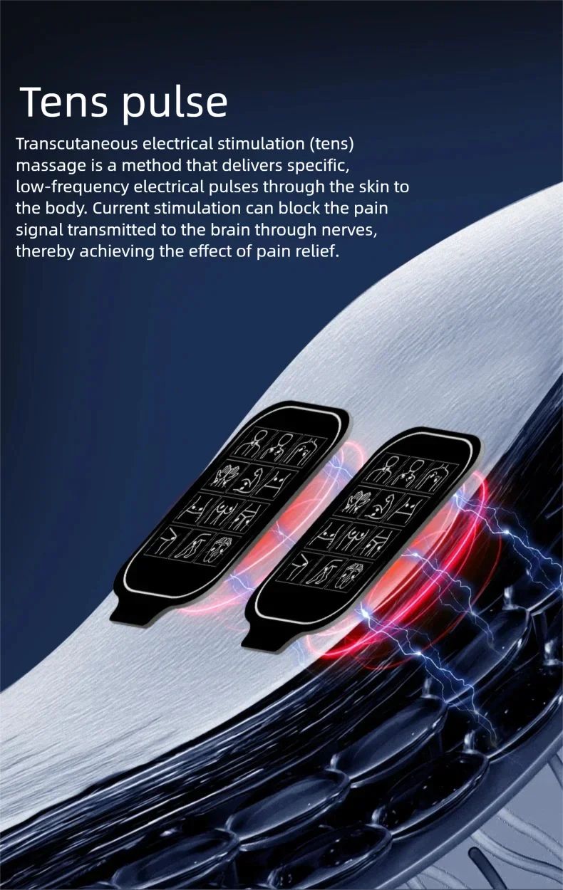 Electric Pulse Muscle Stimulator: Deep Tissue Relief & Heat Therapy Massage Chairs Tidesmit
