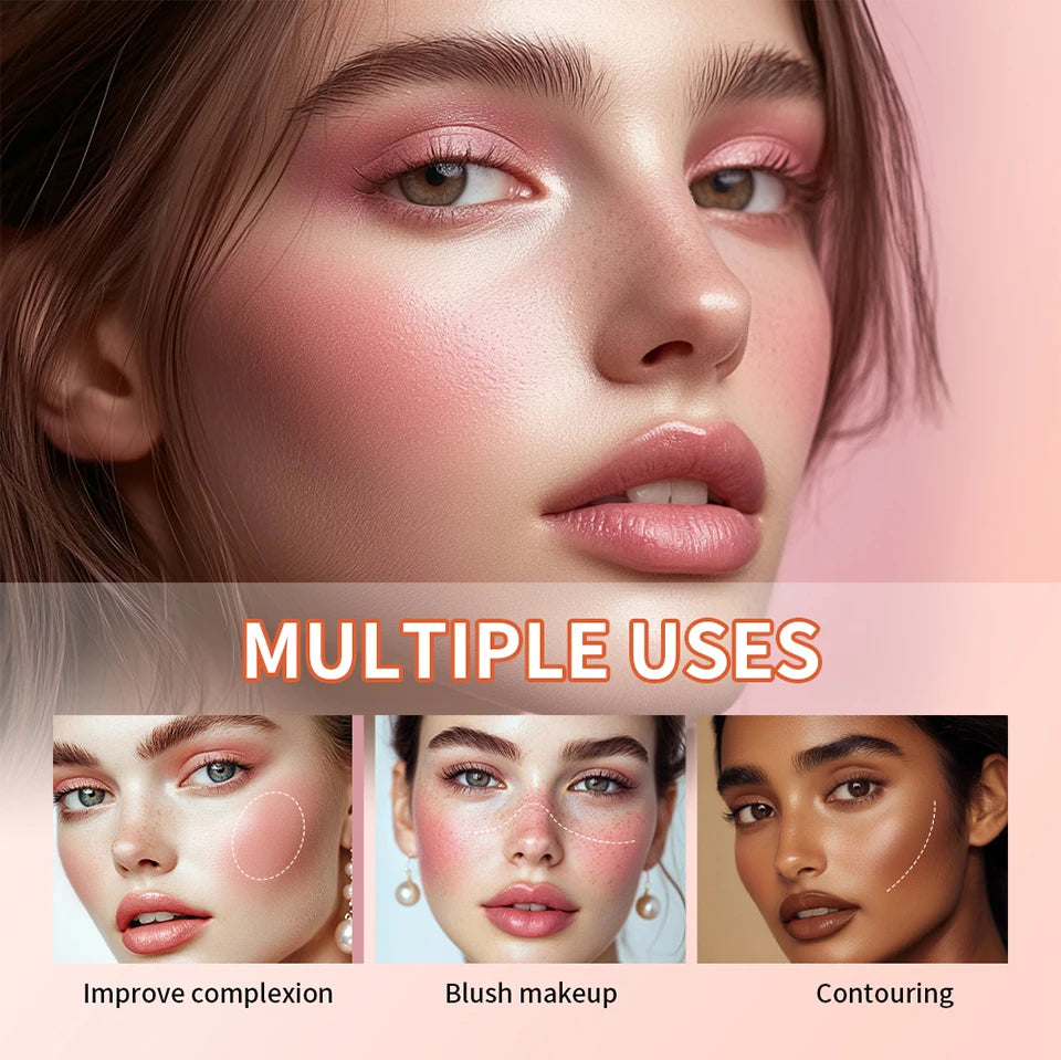 Tidesmit 8 color eyebrow cream highlighter palette with matte and shimmer finishes for natural long-lasting makeup