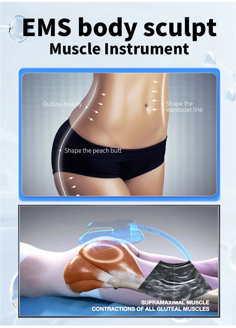 EMS Sculpting Machine for Muscle Toning and Fat Reduction | Tidesmit Relaxation Treatment Tidesmit