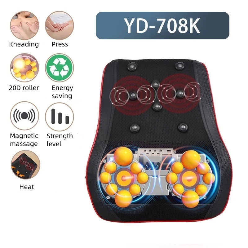 Electric Neck Massager with Heat Therapy & Vibration | Tidesmit Relaxation Treatment basic Tidesmit