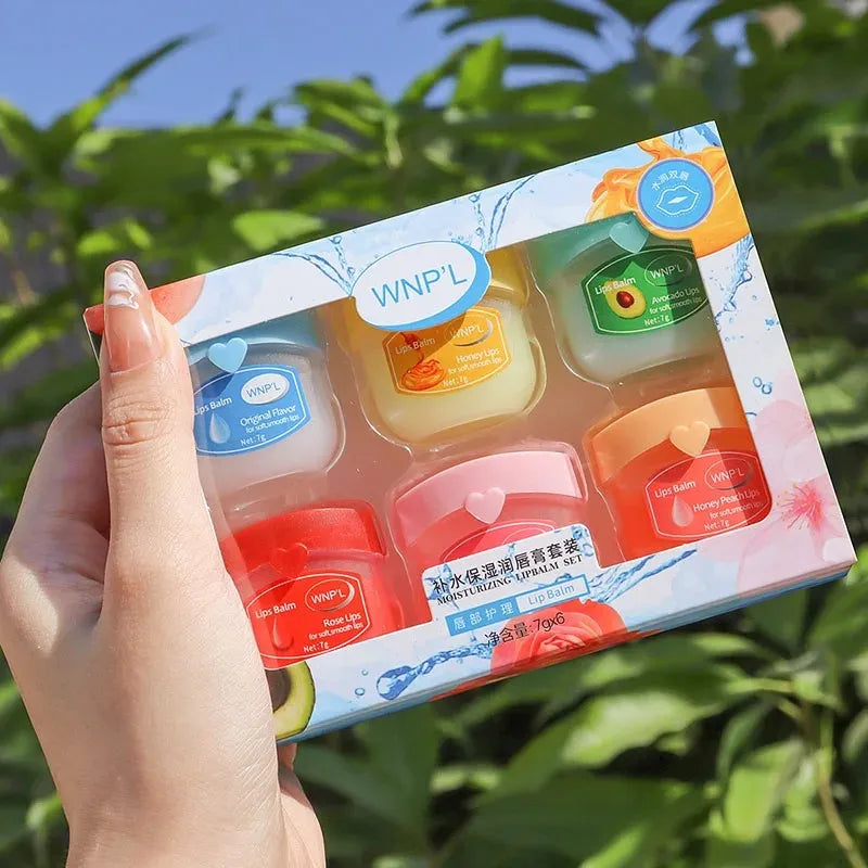 Moisturizing Lip Balm Set - 8 Piece Plant-Based Lip Care Kit Lip Care Tidesmit