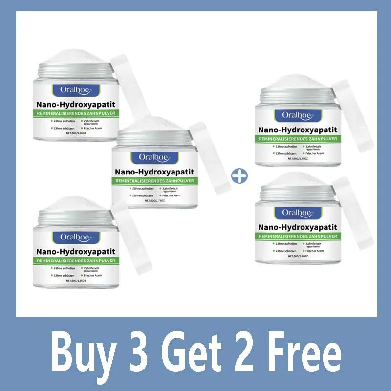 Tidesmit winter whitening tooth powder with 10% hydroxyapatite for enamel repair and fresh cool mint breath